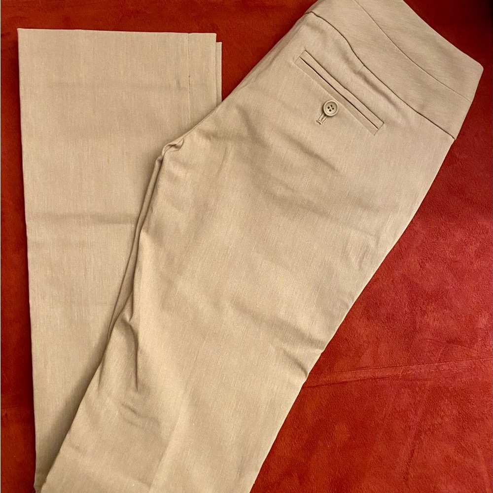 THE LIMITED pants ideal stretch bootcut Tan NWT- sz 0